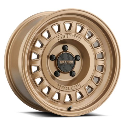 Method Race Wheels MR320 Matte Bronze MR32078550900 Wheels, MR320, Bronze, Aluminum, 17 in. x 8.50 in., 5 x 5 in. Bolt Circle, 4.720 in. Backspacing, Each