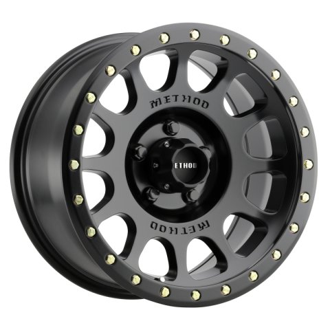 Method Race Wheels MR305 NV Matte Black MR30529058525 Wheels, Black, 20 in. x 9.00 in., Aluminum, Black, 5 x 150mm Bolt Circle, 6.000 in. Backspacing, Each