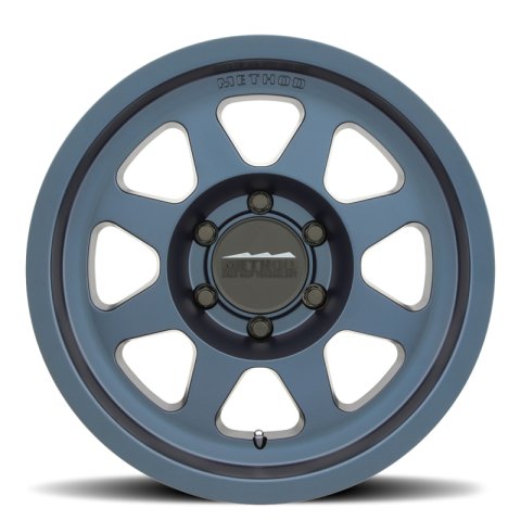 Method Race Wheels MR701 Bahia Blue MR70179050612N Wheels, Race, MR701, Aluminum, Blue, 17 in. x 9 in., 5 x 5 in./127mm Bolt Circle, 4.530 in. Backspace, Each