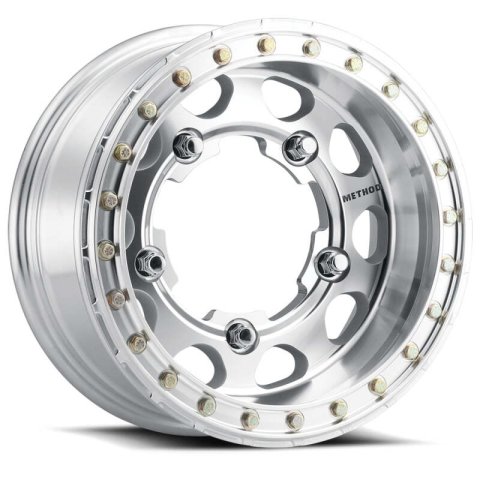Method Race Wheels MR10379087312B Wheel, MR103 Beadlock, 17x9, -12mm Offset, 8x170, 130.81mm Centerbore, Machined - Raw, w/ BH-H24125