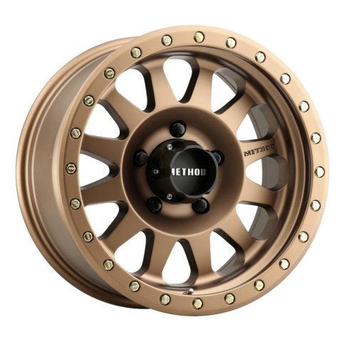 Method Race Wheels MR30458012924N Wheel, MR304 Double Standard, 15x8, -24mm Offset, 5x4.5, 83mm Centerbore, Bronze