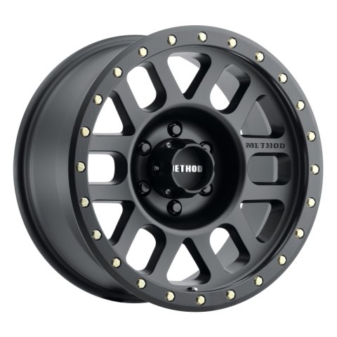 Method Race Wheels MR309 Grid Matte Black MR30989016518 Wheel, Race, Grid, Aluminum, Black, 18 in. x 9 in., 6 x 135mm Bolt Circle, 5.75 in. Backspace, Each