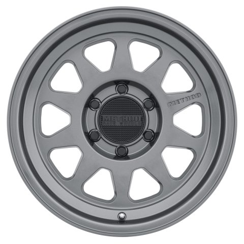 Method Race Wheels MR316 Titanium Gloss MR31689060818 Wheels, Series, Aluminum, Titanium, 18.00 in. x 9.00 in., 6 in. x 5.50 in. Bolt Circle, 5.750 in. Backspacing, Each