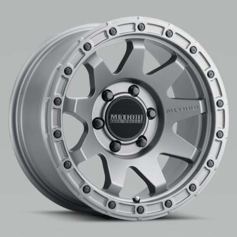 Method Race Wheels MR317 Matte Titanium MR31729060800 Wheels, MR317, Titanium, Aluminum, 20 in. x 9.00 in., 6 x 5.5 in./139.7mm, 5.00 in. Backspacing, Each