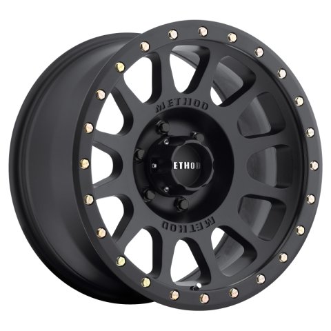 Method Race Wheels MR305 NV Matte Black MR30521060518N Wheels, NV, Aluminum, Black, 20 in. x 10.00 in., 6 x 139.7mm Bolt Circle, 4.79 in. Backspacing, Each