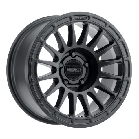 Method Race Wheels MR314 Matte Black MR31477558525 Wheels, MR314, Black, Aluminum, 17 in. x 7.50 in., 5 x 150mm, 5.230 in. Backspacing, Each
