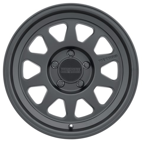 Method Race Wheels MR316 Matte Black MR31678550500 Wheels, MR316, Black, Aluminum, 17 in. x 8.50 in., 5 x 5 in./127mm, 4.750 in. Backspacing, Each