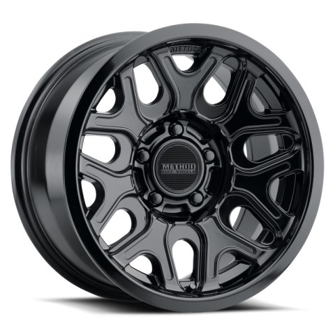 Method Race Wheels MR322 Gloss Black MR322890801318 Wheels, MR322, Black, Aluminum, 18 in. x 9 in., 8 x 6.5 in./165.10mm Bolt Circle, 5.68 in. Backspace, Each