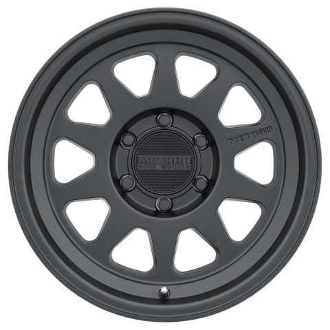 Method Race Wheels MR316 Matte Black MR31689060518 Wheels, Series, Aluminum, Black, 18.00 in. x 9.00 in., 6 in. x 5.50 in. Bolt Circle, 5.750 in. Backspacing, Each