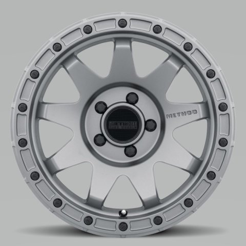 Method Race Wheels MR317 Matte Titanium MR31778550800 Wheels, MR317, Titanium, Aluminum, 17 in. x 8.50 in., 5 x 5 in./127mm, 4.750 in. Backspacing, Each