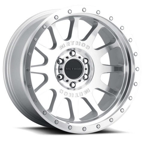 Method Race Wheels MR60521088324N Wheel, MR605 NV, 20x10, -24mm Offset, 8x180, 124.1mm Centerbore, Machined - Clear Coat