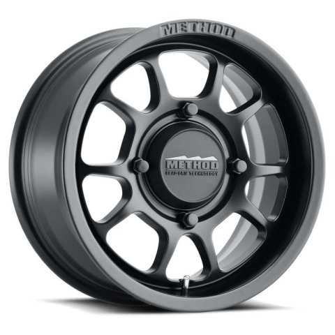Method Race Wheels MR409 UTV Bead Grip Matte Black MR40951060555 Wheels, Grip, Aluminum, Black, 15 in. x 10 in., 6 x 5.5 in./139.7mm Bolt Circle, 5.5 in. Backspace, Each