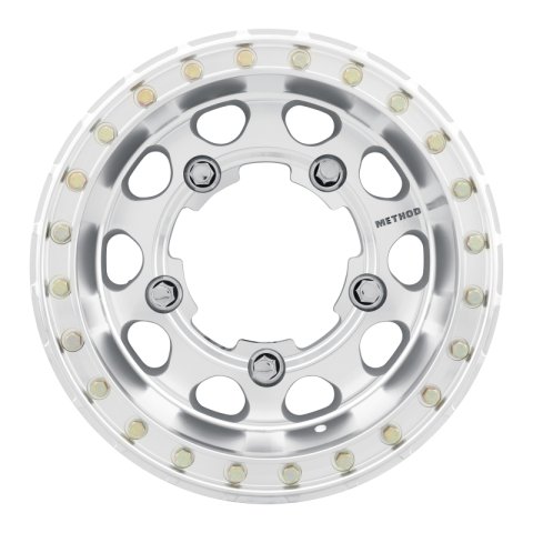 Method Race Wheels MR103 Beadlock Machined MR10376519319B Wheel, Buggy Beadlock, 17x6.5, -19mm Offset, 5x205, 160mm Centerbore, Raw Machined, w/ BH-H24100