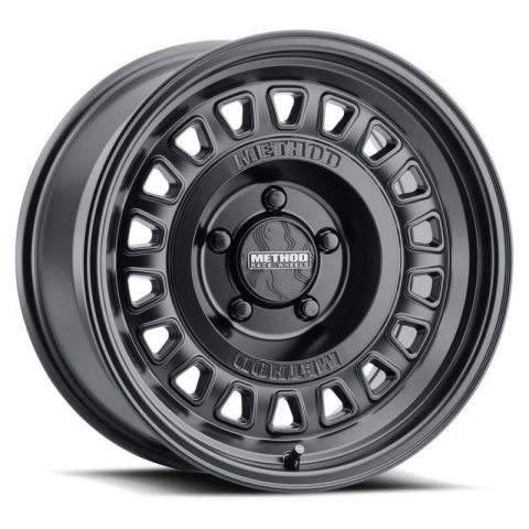 Method Race Wheels MR320 Matte Black MR32078550500 Wheels, MR320, Black, Aluminum, 17 in. x 8.50 in., 5 x 5 in. Bolt Circle, 4.720 in. Backspacing, Each