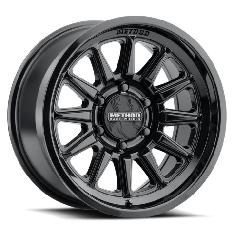 Method Race Wheels MR323 Gloss Black 18x9 MR323, 18x9, +12mm Offset, 8x6.5, 130.81mm Centerbore,