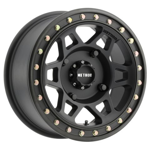 Method Race Wheels MR405 UTV Beadlock Matte Black MR40557047552B Wheels, Race, UTV, Aluminum, Black, 15 in. x 7 in., 4 x 136mm Bolt Circle, 5.50 in. Backspace, Each