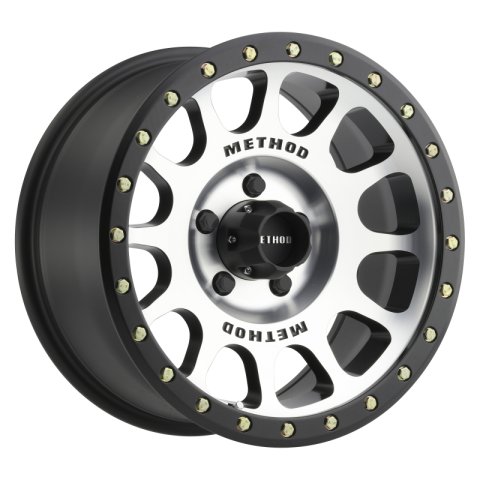 Method Race Wheels MR305 NV Machined Face with Matte Black Lip MR30578558300 Wheels, Lip, Aluminum, Silver, 17 in. x 8.50 in., 5 x 150mm, 4.750 in. Backspacing, Each