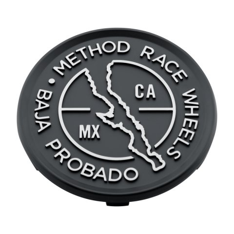 Method Race Wheels Wheel Center Caps CP-BAJA64S-B Baja Cap