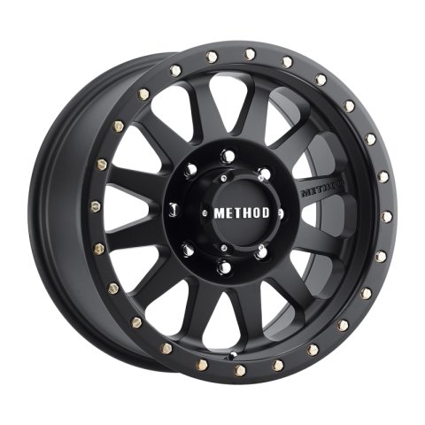 Method Race Wheels MR304 Double Standard Matte Black MR30478587500 Wheel, Standard, Aluminum, , 17 in. x 8.5 in., 8 x 170mm Bolt Circle, 4.75 in. Backspace