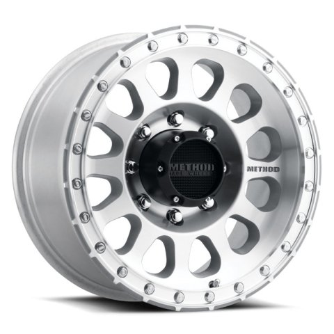 Method Race Wheels MR315 Machined MR31579087312N Wheel, MR315, Aluminum, Silver, 17 in. x 9.00 in., 8 x 170mm Bolt Circle, 4.50 in. Backspace, Each