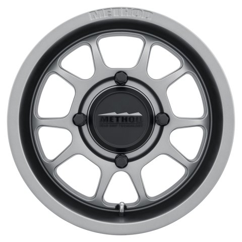 Method Race Wheels MR409 Matte Steel Gray MR40957047452 Wheel, MR409, 15x7, 5+2/+38mm Offset, 4x136, 106.25mm Centerbore, Grey