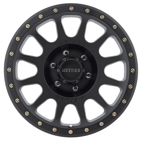 Method Race Wheels MR305 NV Matte Black MR30589016500 Wheels, NV, Black, Aluminum, 18 in. x 9.00 in., 6 x 135mm, 5.00 in. Backspacing, Each