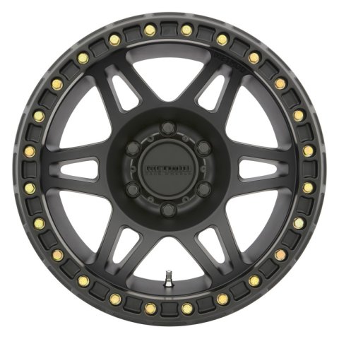 Method Race Wheels MR106 Beadlock Matte Black MR10679050544B Wheel, Race, Beadlock, Aluminum, Black, 17 in. x 9.0 in., 5 x 5 in./5 x 127mm Bolt Circle, 3.50 Backspace, Each