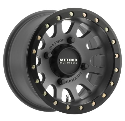 Method Race Wheels MR401 UTV Beadlock Matte Titanium MR40147046843B Wheels, Race, UTV, Aluminum, Titanium, 14 in. x 7 in., 4 x 156mm Bolt Circle, 4.510 in. Backspace, Each