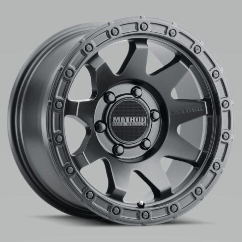 Method Race Wheels MR317 Matte Black MR31789016518 Wheels, MR317, Black, Aluminum, 18 in. x 9 in., 6 x 135mm, 5.710 in. Backspacing, Each