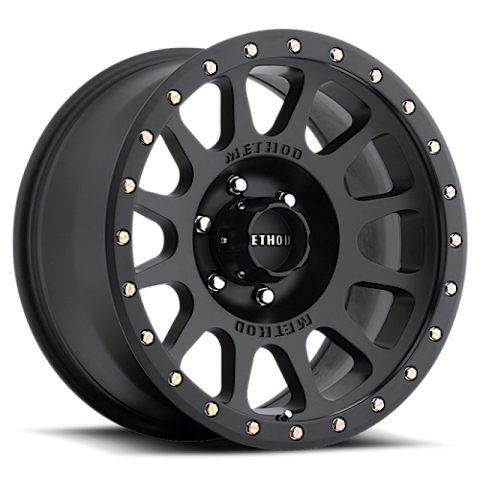 Method Race Wheels MR30578562525 Wheel, MR305 NV, 17x8.5, +25mm Offset, 6x120, 83mm Centerbore, Matte Black