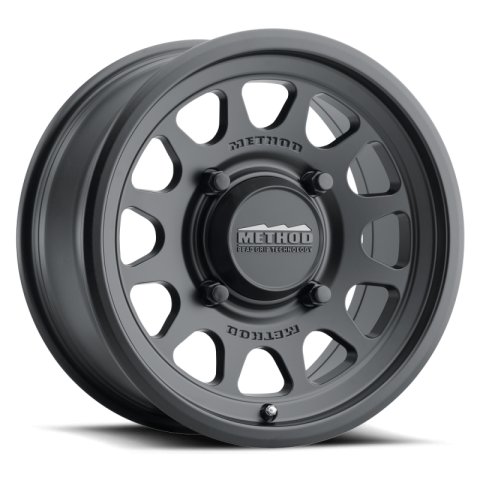 Method Race Wheels MR414 UTV Matte Black MR41451047564 Wheel, Bead Grip, 15x10, 6+4/+25mm Offset, 4x136mm Bolt Circle, 106mm Centerbore, Aluminum, Black, Each