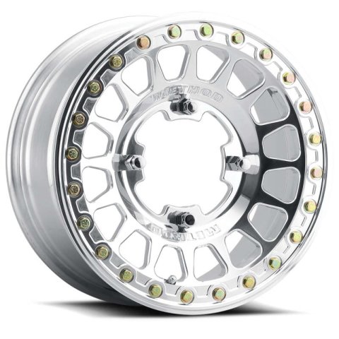 Method Race Wheels MR413510461164B Wheel, MR413 Beadlock, 15x10, 6+4/+25mm Offset, 4x156, 120mm Centerbore, Polished, w/ BH-H24100