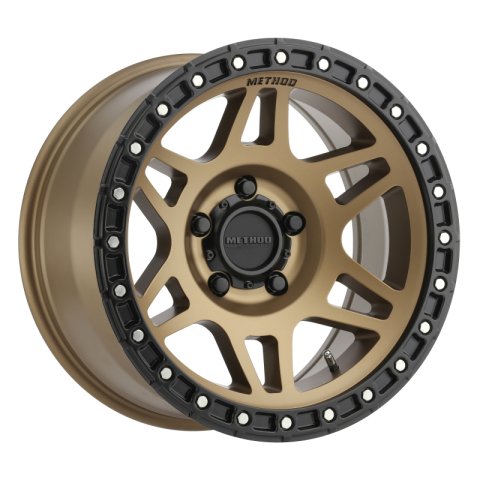 Method Race Wheels MR312 Bronze with Matte Black Lip MR31279050912N Wheels, Lip, 17 in. x 9.00 in., Aluminum, Bronze, 5 x 5 in. Bolt Circle, 4.500 in. Backspacing, Each