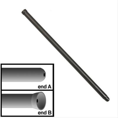 Manley Pushrods 25743-1 Pushrod, Steel, Heat-Treated, Cup/Ball, 3/8 in. Diameter, 9.295 in. Effective Length, Each