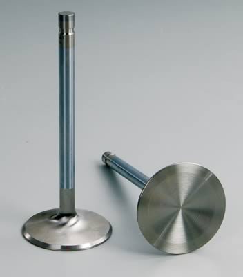 Manley Race Series Stainless Steel Valves 11318-8 Valves, Intake, Steel, 2.020 in. Diameter, .342 in. Stem, 5.040 in. Length, Chevy, Set of 8