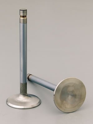 Manley Severe Duty Series Stainless Steel Valves 11547-1 Valve, Exhaust, Steel, 1.710 in. Diameter, .342 in. Stem, 4.668 in. Length, Oldsmobile V8, Each