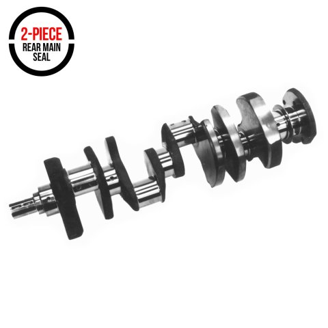 Manley Pro Series Crankshafts 190150 Crankshaft, 2-Piece Seal, Internal Balance, Forged 4340, 3.750 in. Stroke, 2.45 Mains, Chevy, 5.7, 6.6L, Each