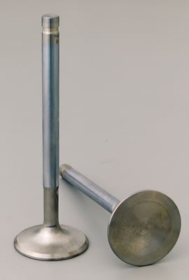 Manley Street Flo Valves 10717-1 Valve, Exhaust, Stainless Steel, 1.725 in. Diameter, .371 in. Stem, 5.350 in. Length, Chevy, Each
