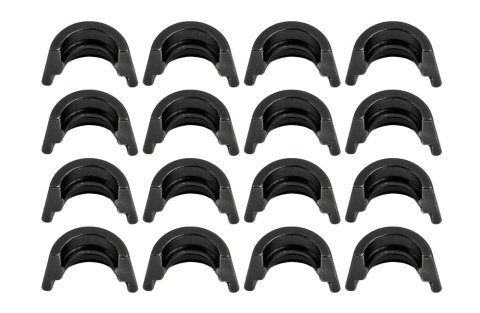 Manley 10 Degree Machined Valve Locks 13162-8 Locks, Machined, Steel, Degree, 1-Groove Beadlock, 11/32 in. Stem, .050 in. Taller, Set of 16