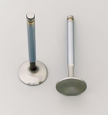 Manley Severe Duty Pro Flo Series Stainless Steel Valves 11549-8 Valves, Exhaust, Steel, 1.600 in. Diameter, .371 in. Stem, 5.075 in. Length, Mopar, Set of 8