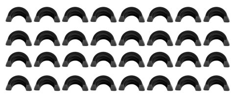 Manley 10 Degree Machined Valve Locks 13097-16 Locks, Machined, Steel, Degree, 1-Groove, 11/32 in. Stem, Set of 32