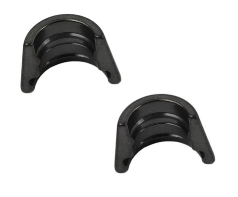 Manley LocCap Valve Locks 13461-1 Lock, LocCap, Machined, Steel, 10 Degree, 1-Groove Beadlock, 0.342 in. Stem, Pair