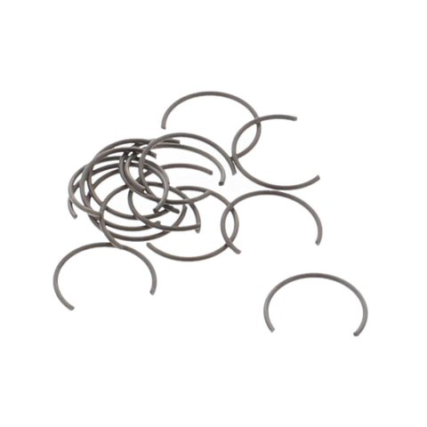 Manley Wrist Pin Locks 42262-16 Retainers, Wire Lock Type, Steel, 0.927 in. Diameter, Set of 16