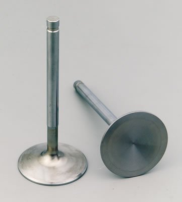 Manley Race Series Stainless Steel Valves 11524-8 Valves, Intake, Steel, 2.250 in. Diameter, .372 in. Stem, 5.325 in. Length, Chevy, Set of 8