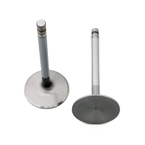Manley Budget Series Performance Valves 10550-8 Valves, Intake, Stainless Steel, 2.020 in. Diameter, .341 in. Stem, 4.911 in. Length, Chevy, Set of 8