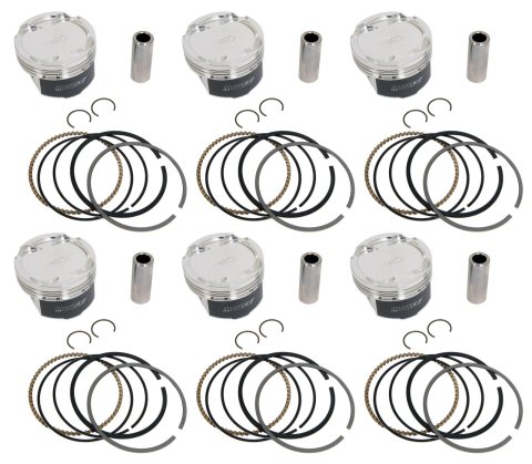 Manley Pistons 629100C-6 Pistons, PIST-TOYOTA SUPRA 2JZGTE DISH