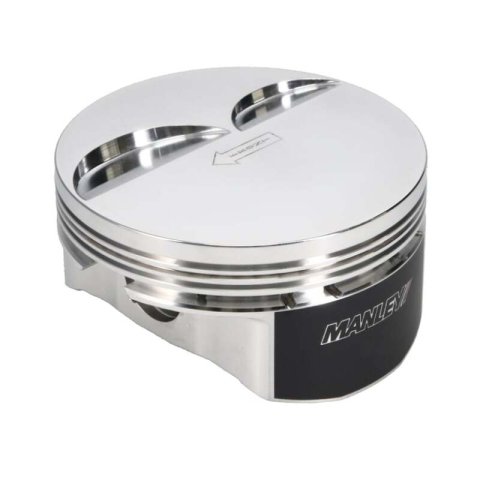 Manley Platinum Series Pistons 592680C-8 Piston, Forged, Flat, 4.080 in. Bore, LS, Set of 8