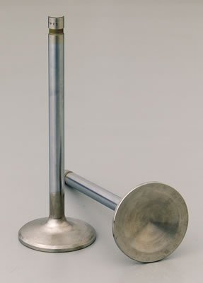 Manley Severe Duty Series Stainless Steel Valves 11529-8 Valves, Exhaust, Steel, 1.760 in. Diameter, .341 in. Stem, 5.067 in. Length, Ford, Set of 8