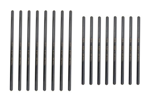Manley Chromoly Swedged End Pushrods 25356-8 Pushrods, Chromoly, Heat-Treated, 3/8 in. Diameter, 8.850 in. Length, Universal, Set of 8
