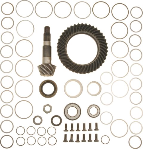 Spicer Drivetrain Products Ring and Pinion Gear with Installation Kits 708026-2 Dana 80 4.10 Gears Gears, 4.10:1 Ratio, 37-spline, Standard Rotation, Kit, 80, Kit